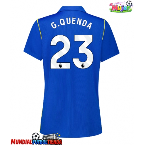 Camiseta Chelsea Geovany Quenda #23 Primera Equipación Replica 2026-27 para mujer mangas cortas